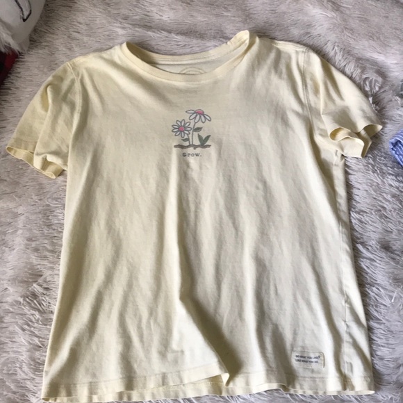 Life Is Good Tops - Yellow life is good shirt